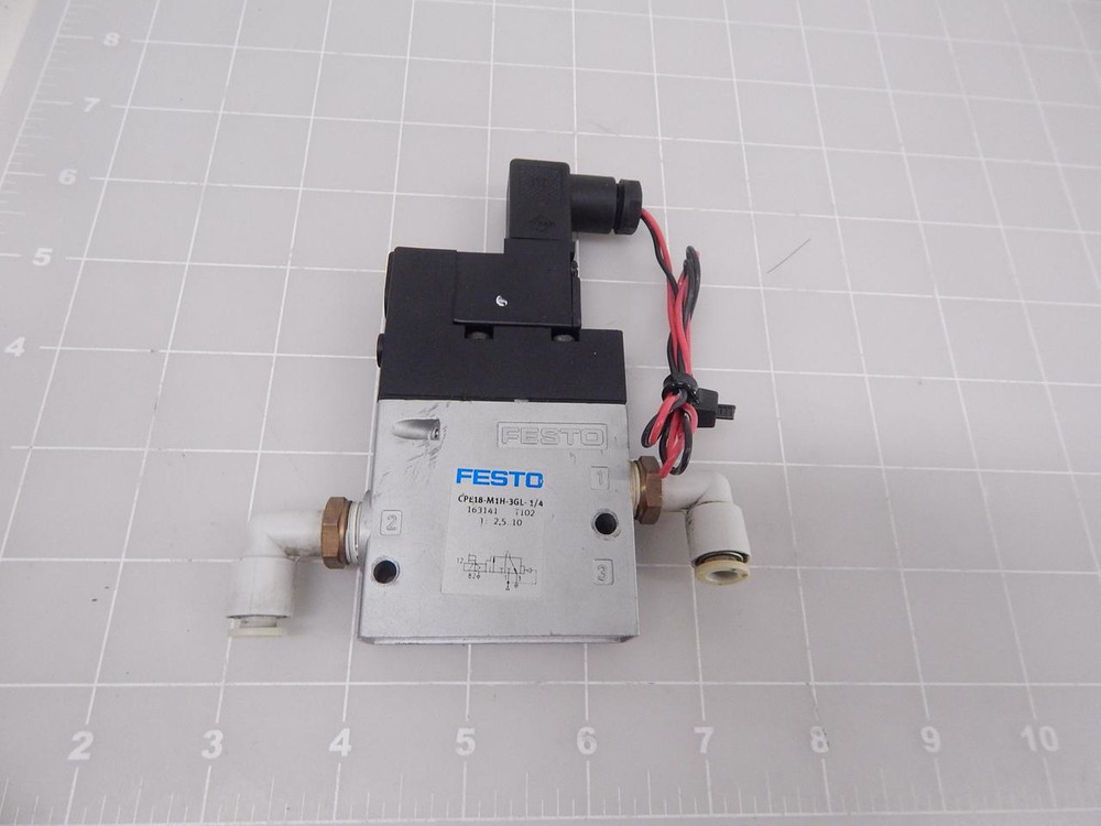 Festo CPE18-M1H-3GL-1/4 Solenoid Valve T92382 For Sale