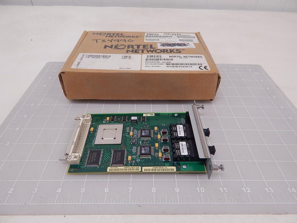 Nortel Networks 302830-AR20, AL2033002 BAYSTACK 400-2FX MDA Module T92502 For Sale
