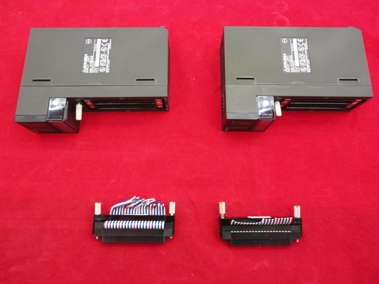 LOT OF 2 MITSUBISHI A1SX42 INPUT UNIT 12/24VDC T20470