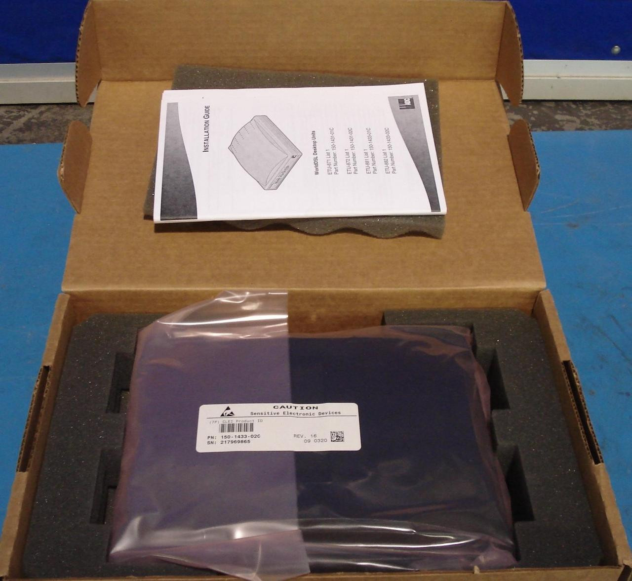 ADC ETU-882C WORLD DSL DESKTOP UNIT T4862
