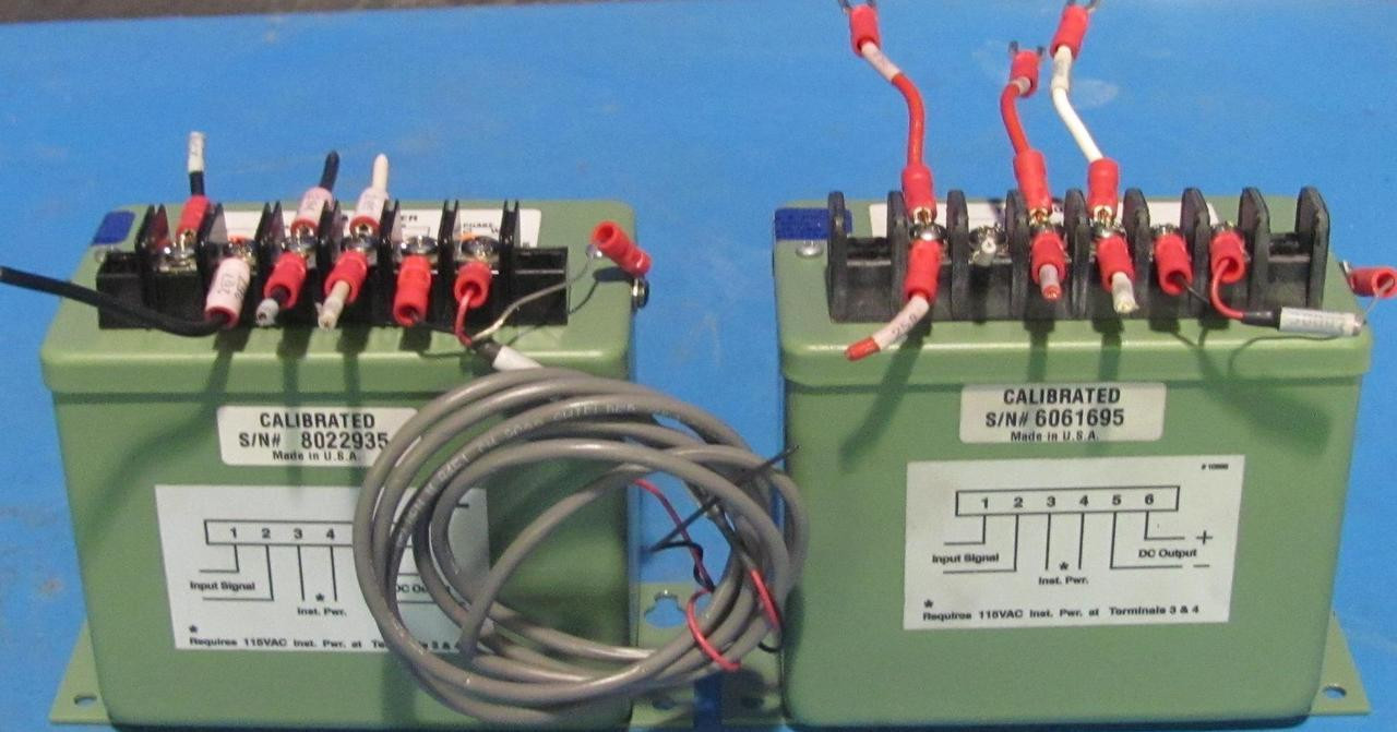 2 OHIO SEMITRONICS CT8-006D CTR-001D TRANSDUCER T4832