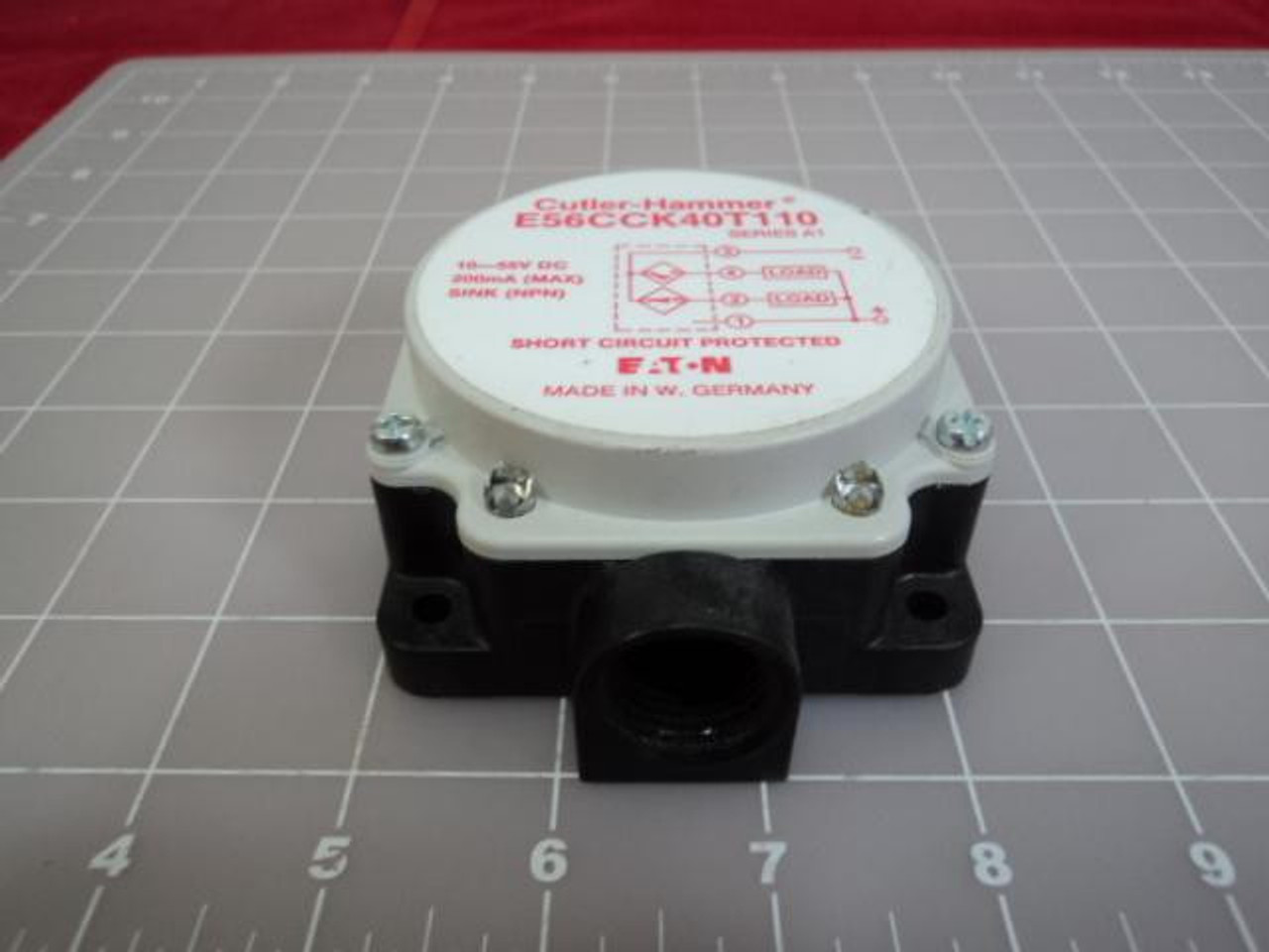 CUTLER-HAMMER E56CCK40T110 PANCAKE PROXIMITY SENSOR T10789