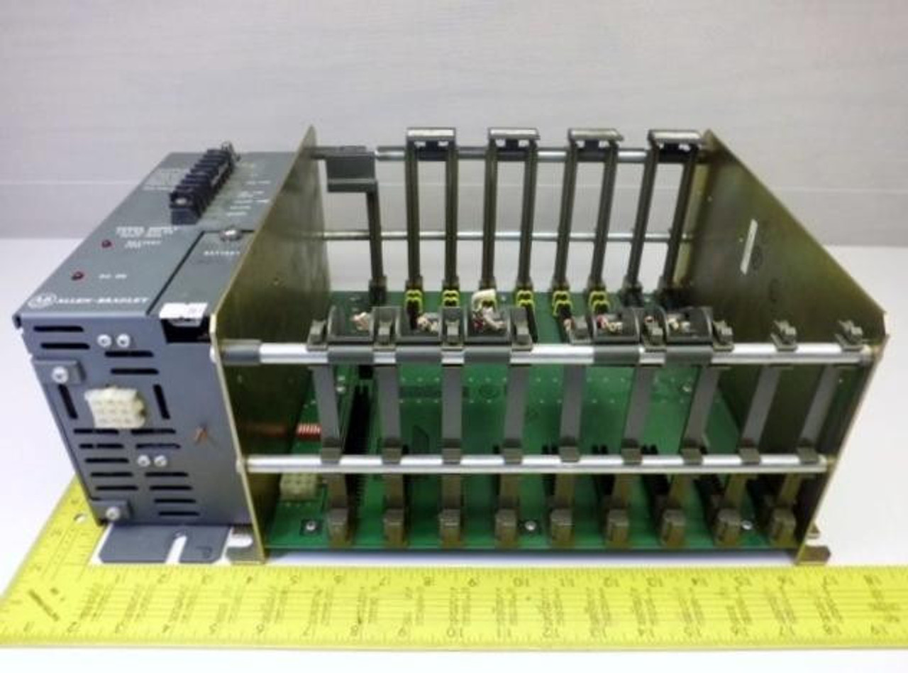 ALLEN-BRADLEY 1771-PA POWER SUPPLY MODULE WITH CHASSIS T14822