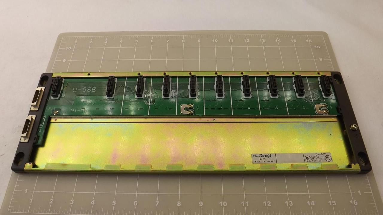 PLC DIRECT D4-08B 8-SLOT RACK T24509