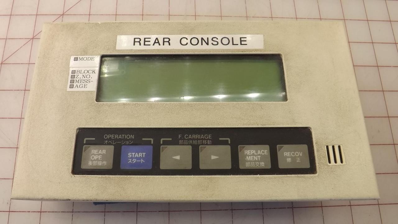 PANASONIC WGRGT10000109 CONTROL PANEL INTERFACE T31333