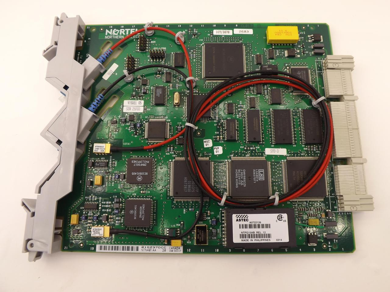 NORTEL NETWORKS NTN401AA REL. 0020 OC-3 LR 1310 NM INTERFACE BOARD T36951