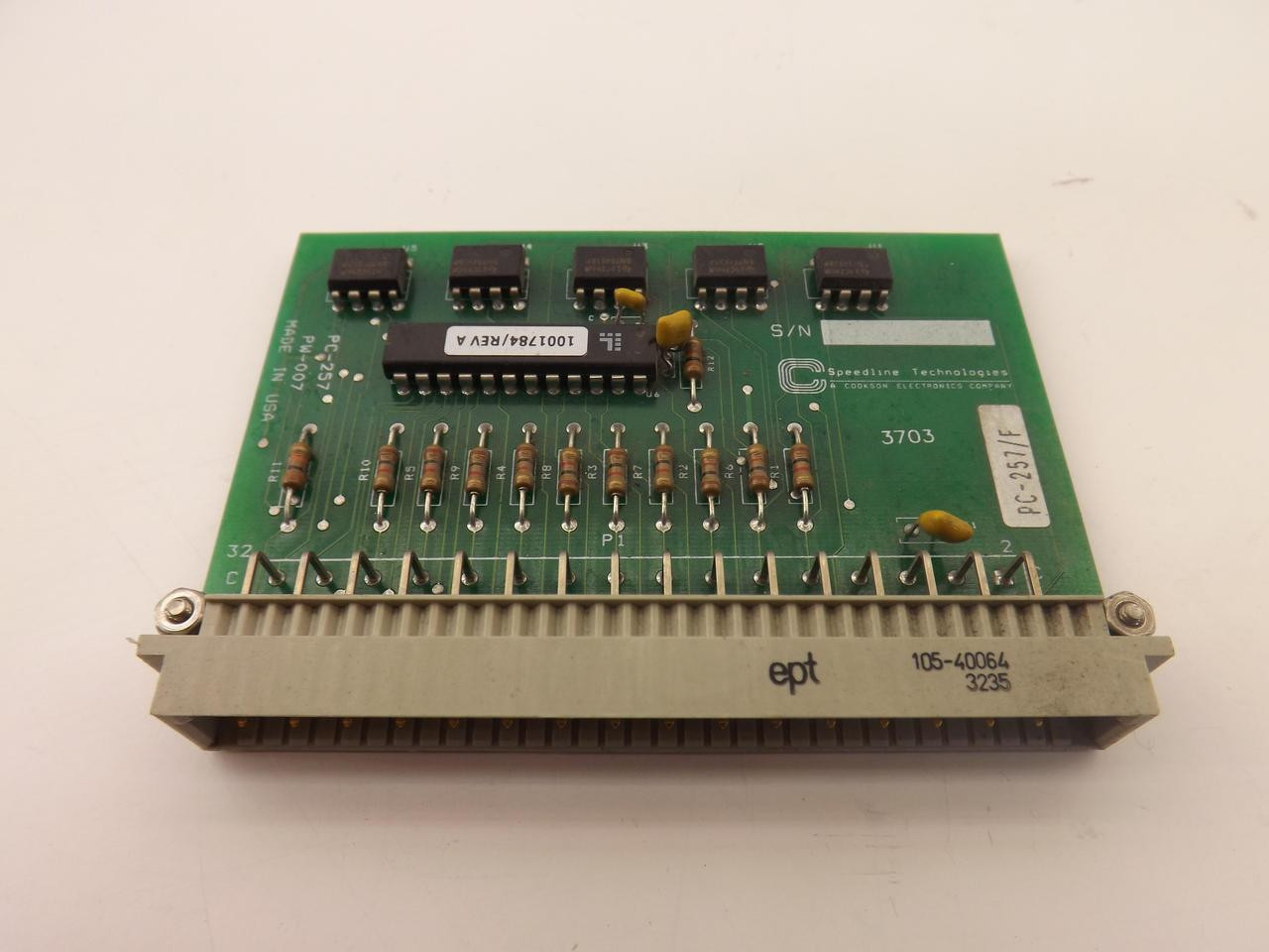 SPEEDLINE PC-257/F CIRCUIT BOARD T38097