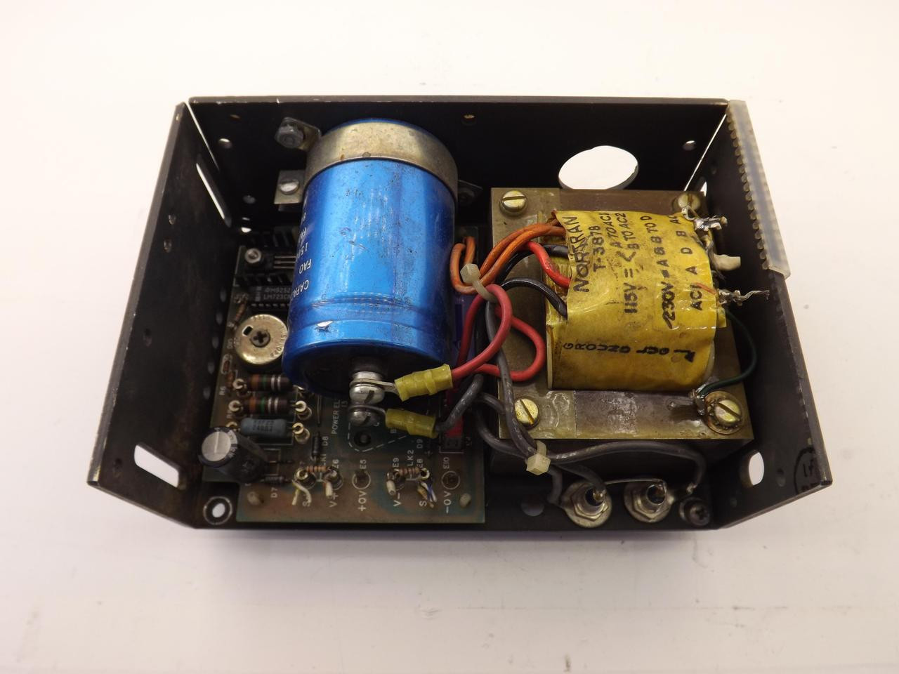POWER ELECTRONICS 137100 REV B REGULATED POWER SUPPLY T41415