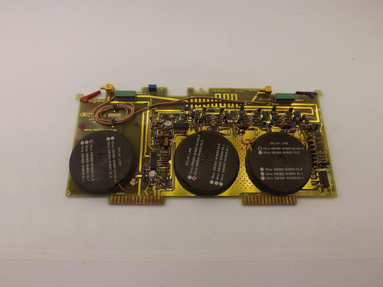 HP HEWLETT PACKARD 08160-66527 E-2214-12 55008F WIDTH TRIGGER DELAY BOARD T40846