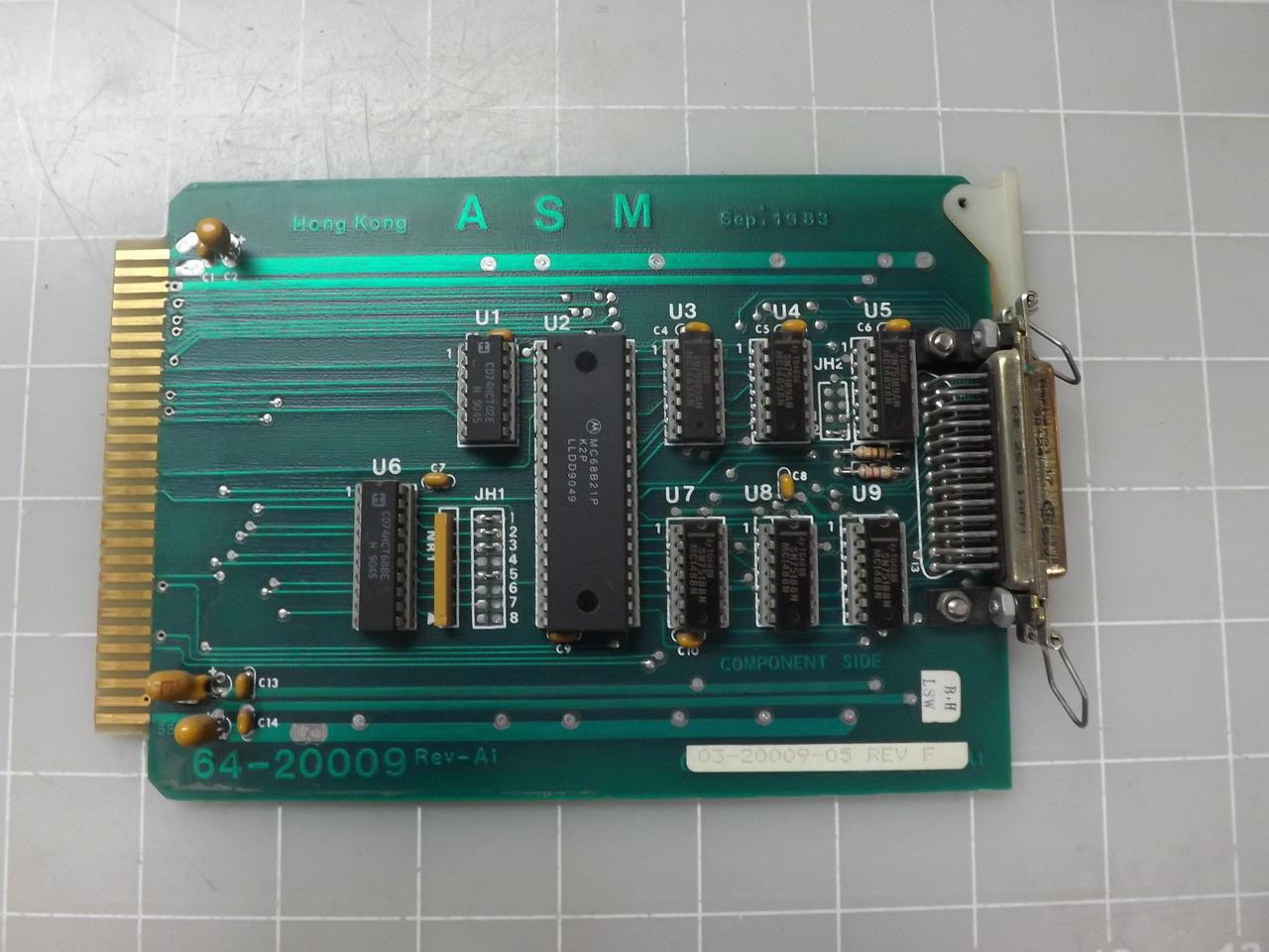 ASSEMBLY AUTOMATION 64-20009 03-20009-05 CIRCUIT BOARD T50296
