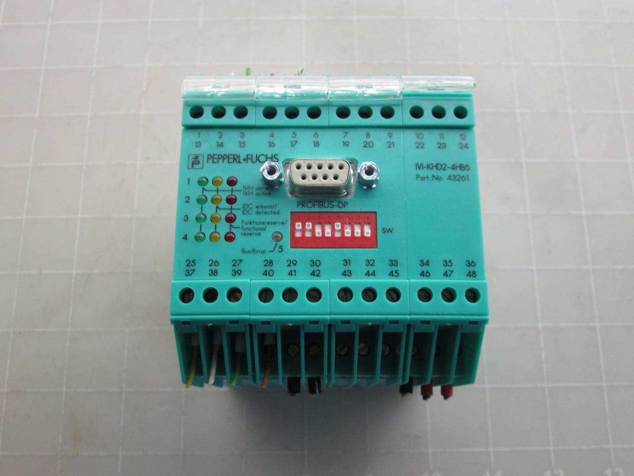 PEPPERL FUCHS M-KHD2-4HB6 43261 CONTROL INTERFACE UNIT T53186