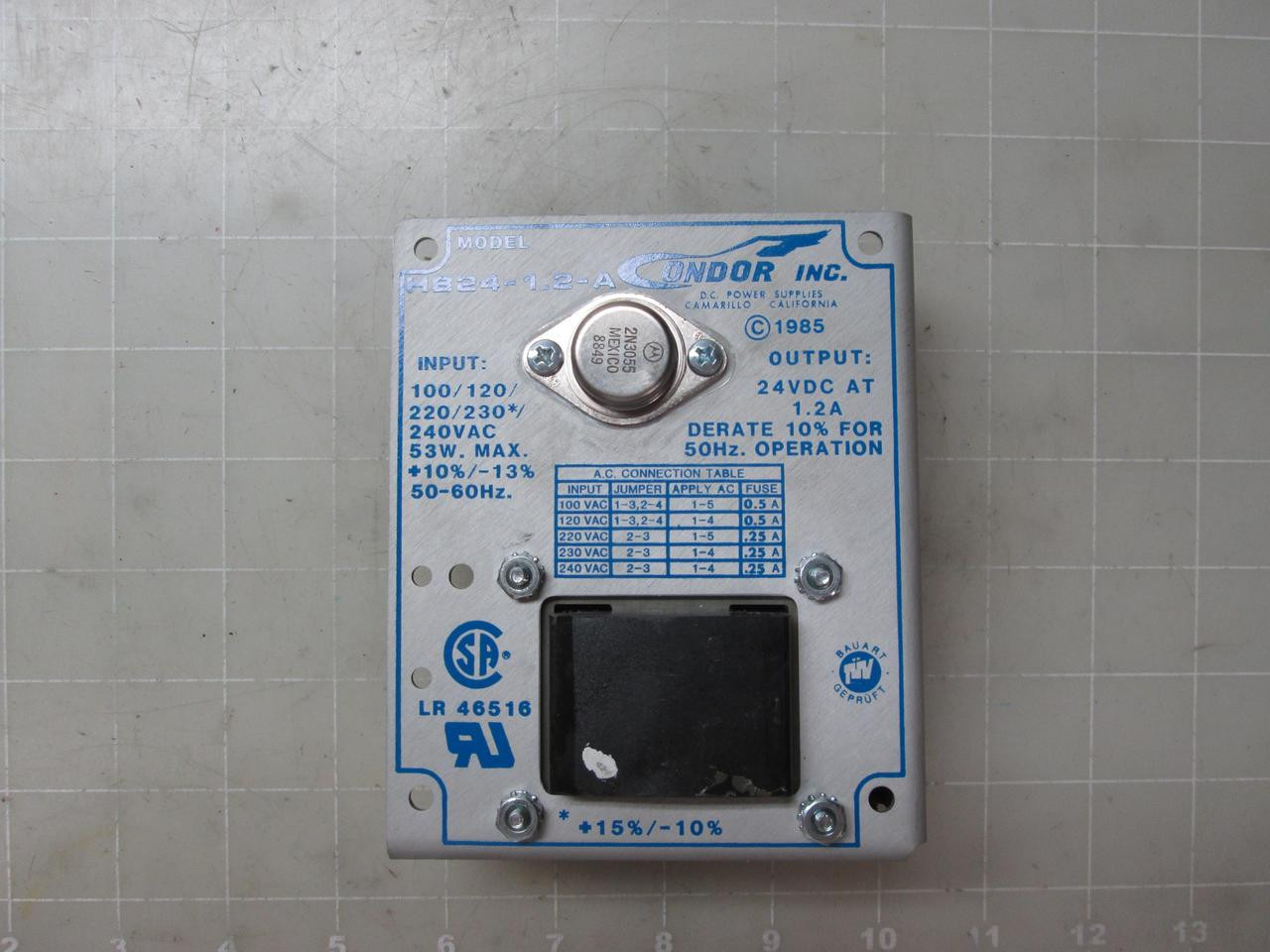 CONDOR HB24-1.2-A POWER SUPPLY T53317