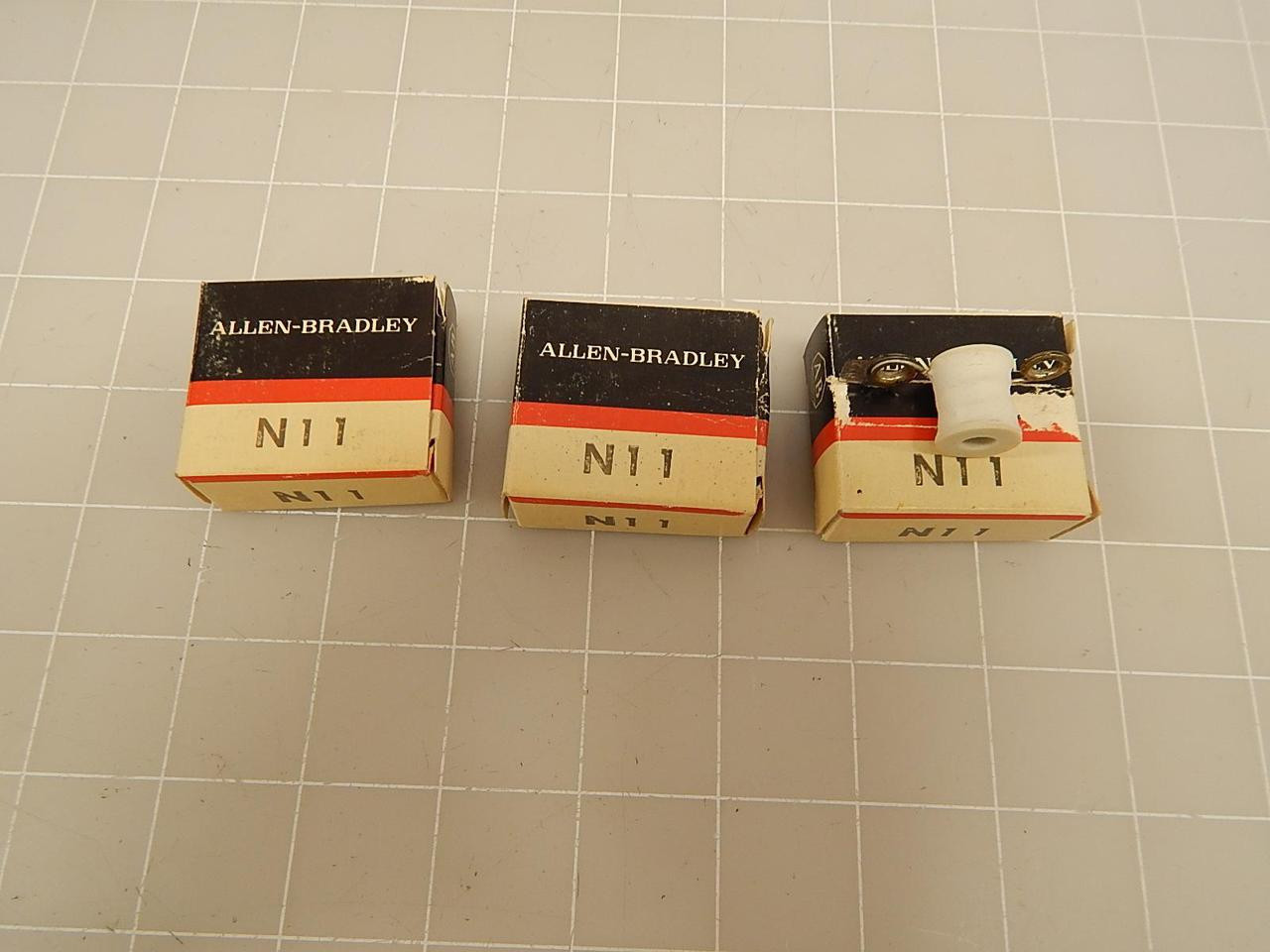 LOT OF 3 ALLEN BRADLEY N11 THERMAL OVERLOAD RELAY HEATER ELEMENTS T72470