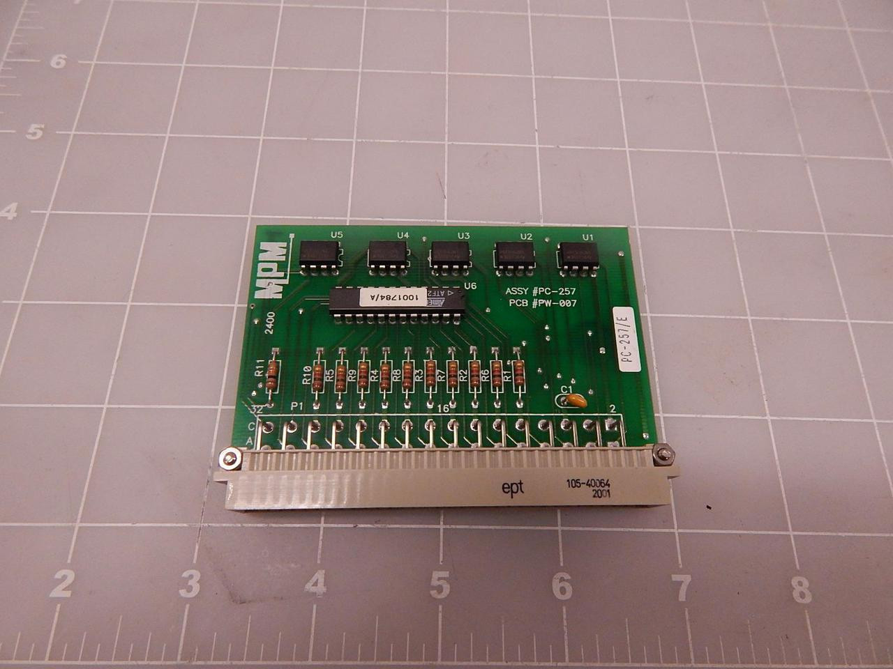 MPM PC-257 PW-007 CIRCUIT BOARD T80131