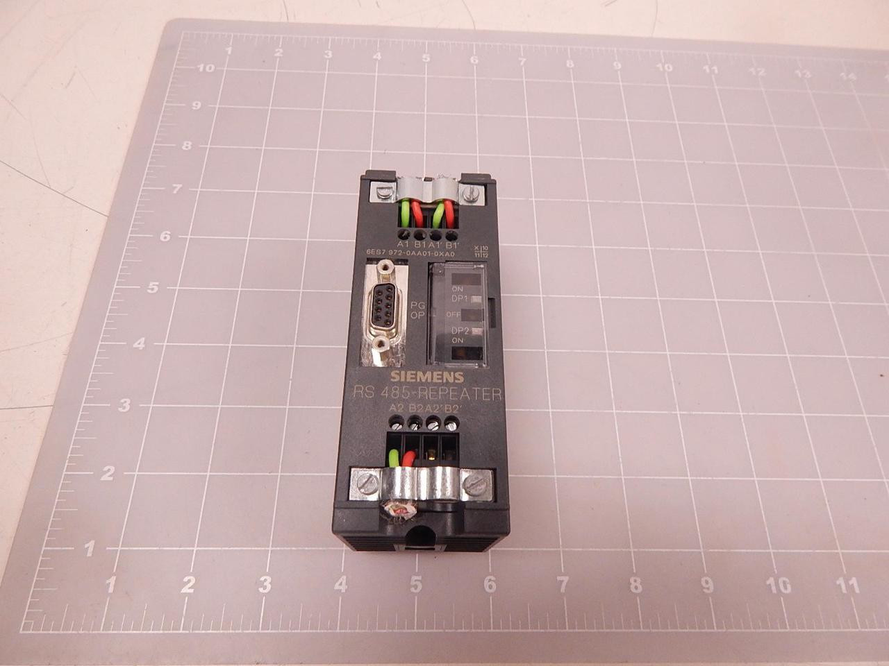 SIEMENS 6ES7 972-0AA01-0XA0 REPEATER MODULE T81697