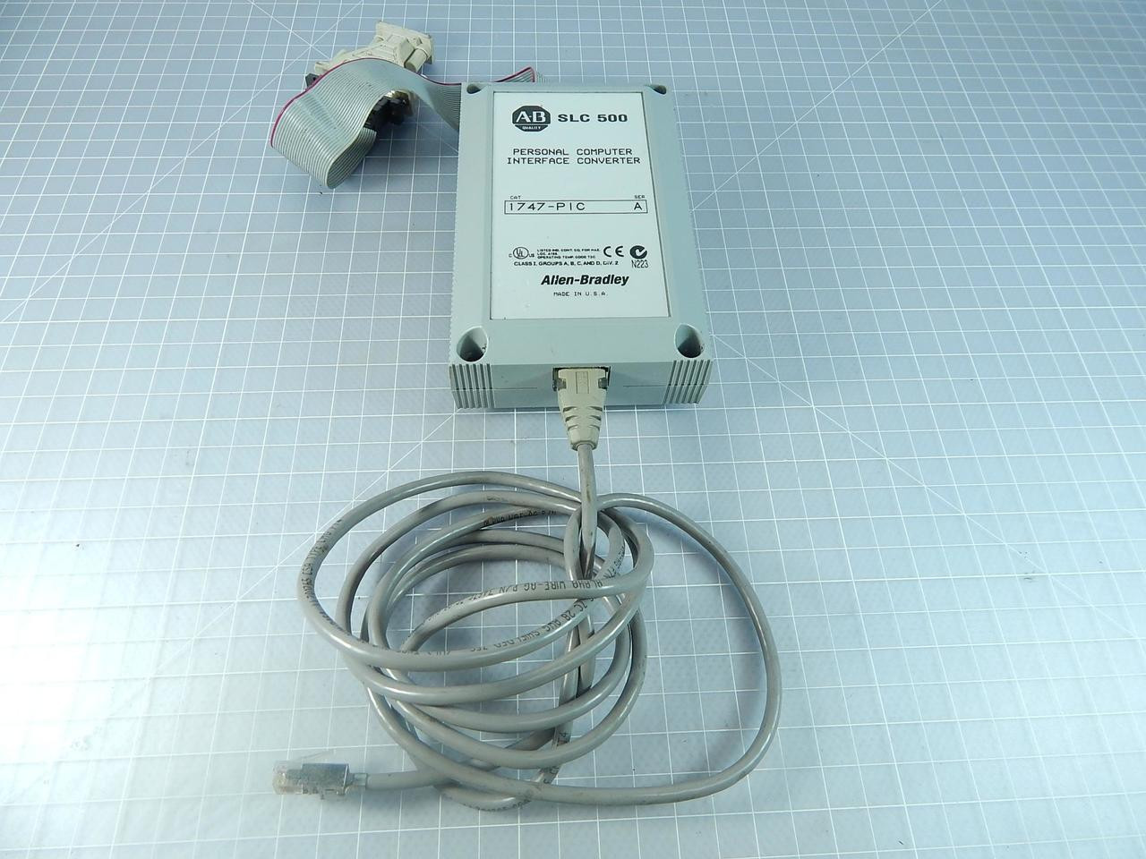 Allen Bradley SLC 500, 1747-PIC Ser A Personal Computer Interface Converter T104673 For Sale