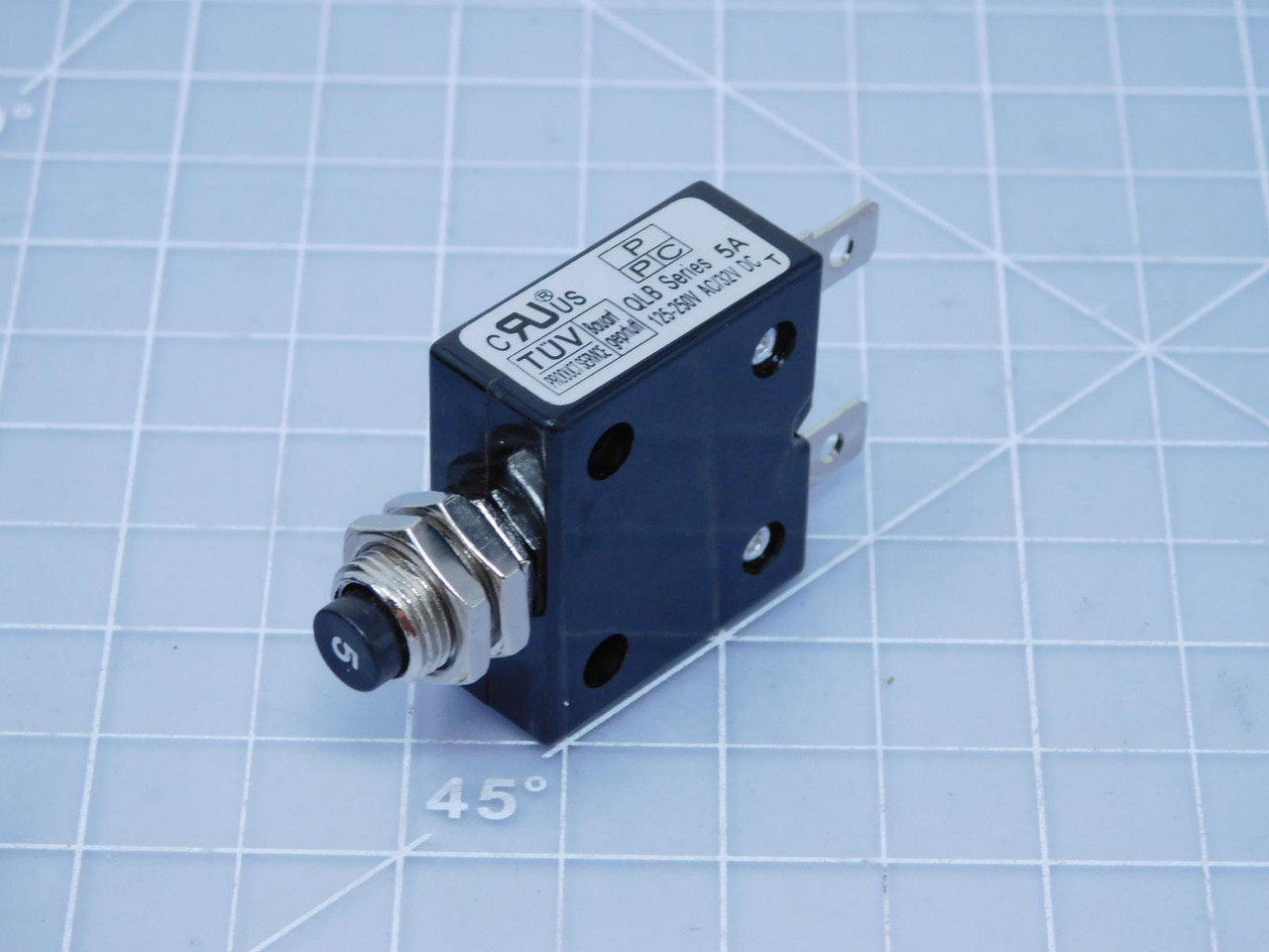 Lot of 7 PPC QLB Series    Circuit Breakers 5 A 125-250 V AC / 32 V DC For Sale