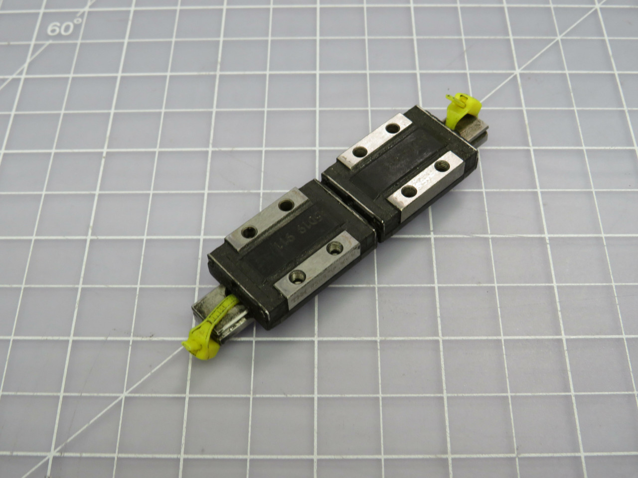 Lot of 2 THK RSH9ZM 5C515X 4 In Linear Slide Guide w/ Bearing Blocks For Sale