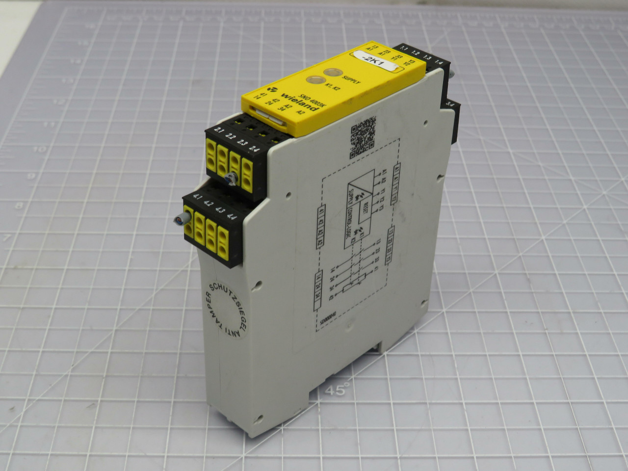 Wieland SNO 4003K  24V Safety Relay Module  For Sale