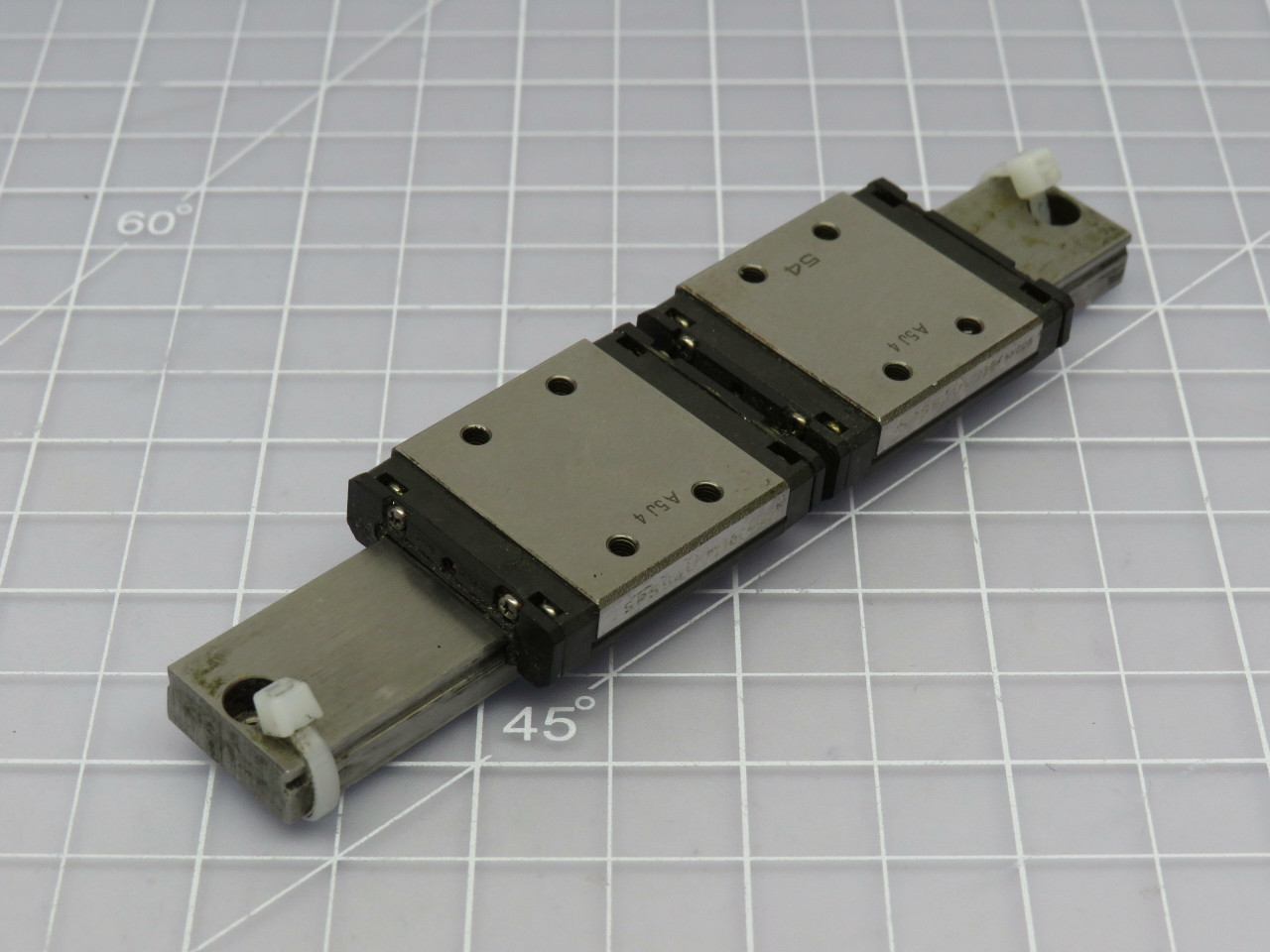 Lot of 2 THK SRS9WGM  Linear Guide Slider Blocks w 5 Inch Rail For Sale