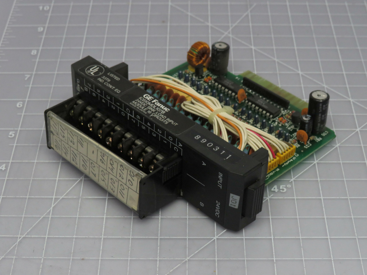 Ge/Fanuc IC610MDL107B  24VDC Sink Load Input Module 16 Circuits For Sale
