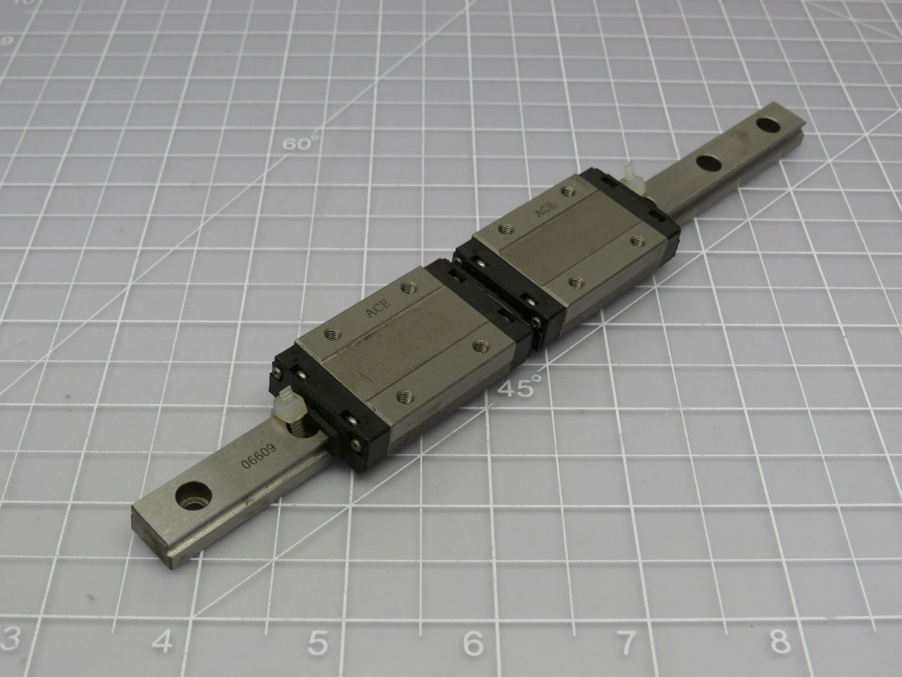 Lot of 2 THK RSR12N  Linear Bearing Blocks on  7 1/2 In Rail  For Sale