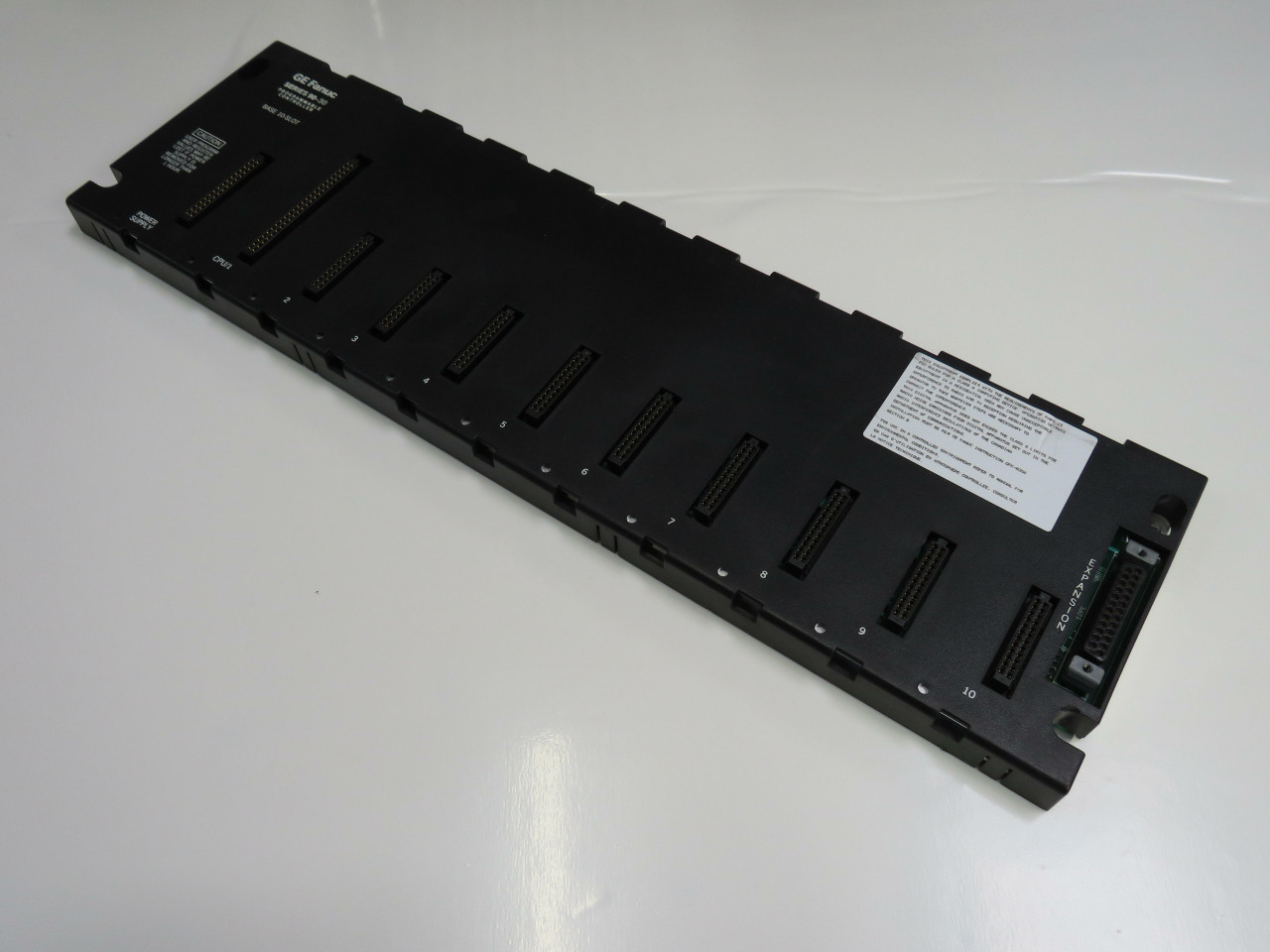 GE Fanuc IC693CHS391C Series 90-30 Base 10-Slot Programmable Controller Base For Sale
