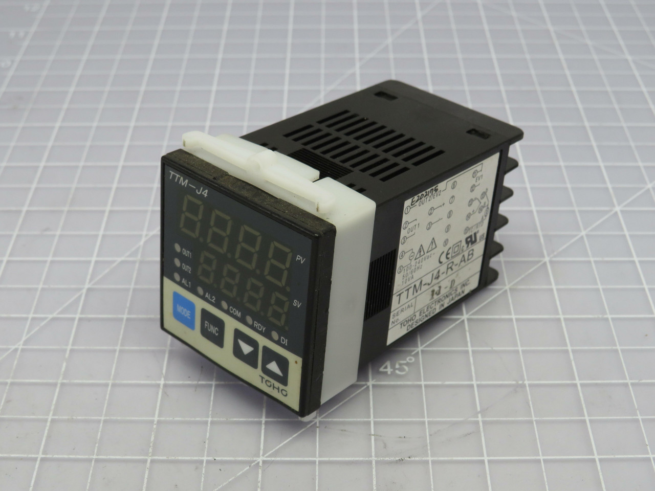 Toho Electronics TTM-J4-R-AB  Temperature Control  100-240 VAC 50/60 Hz 10VA  For Sale