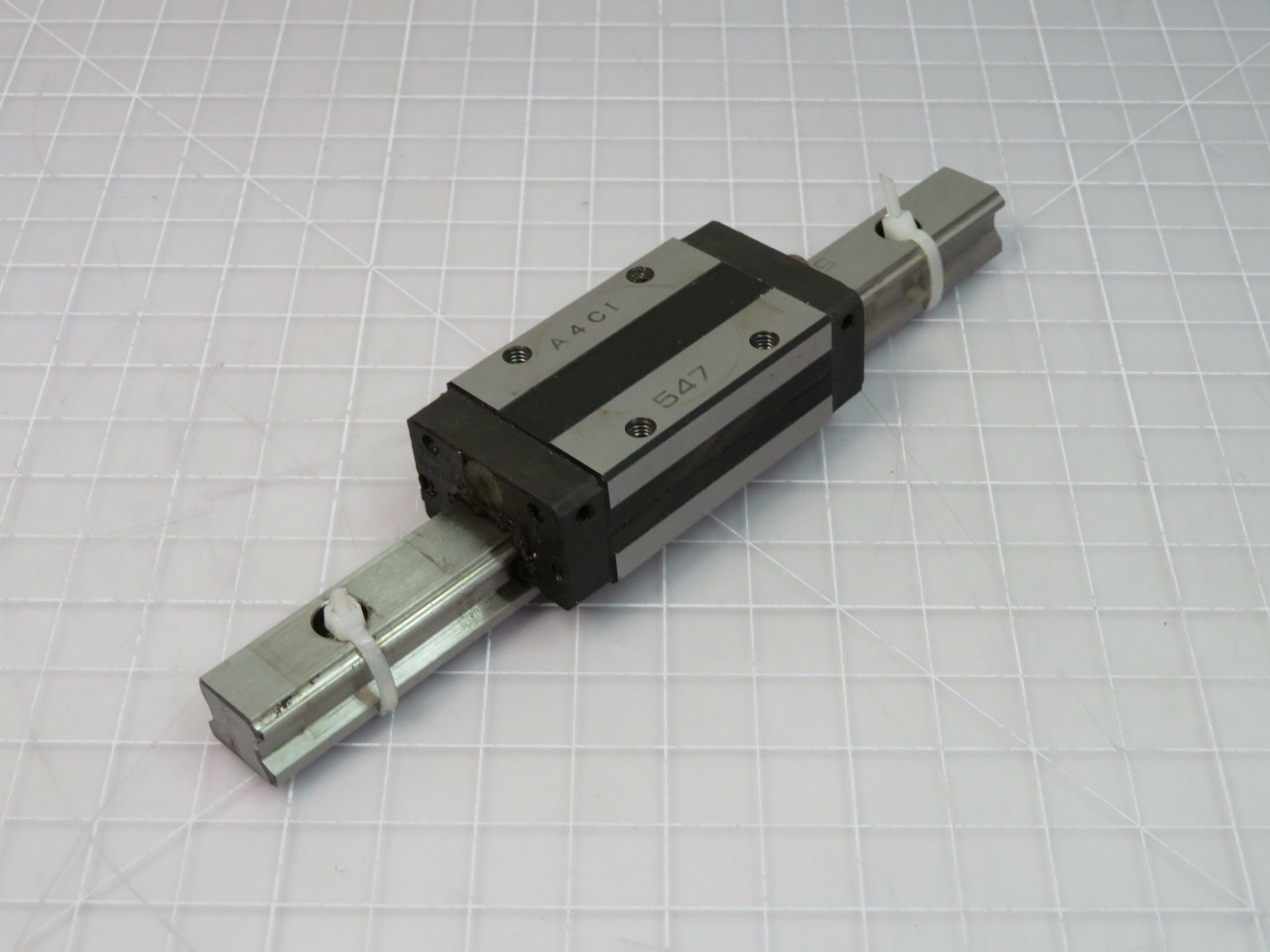 THK SHS15V  Linear Bearing Block on 6 1/2 In Rail  For Sale