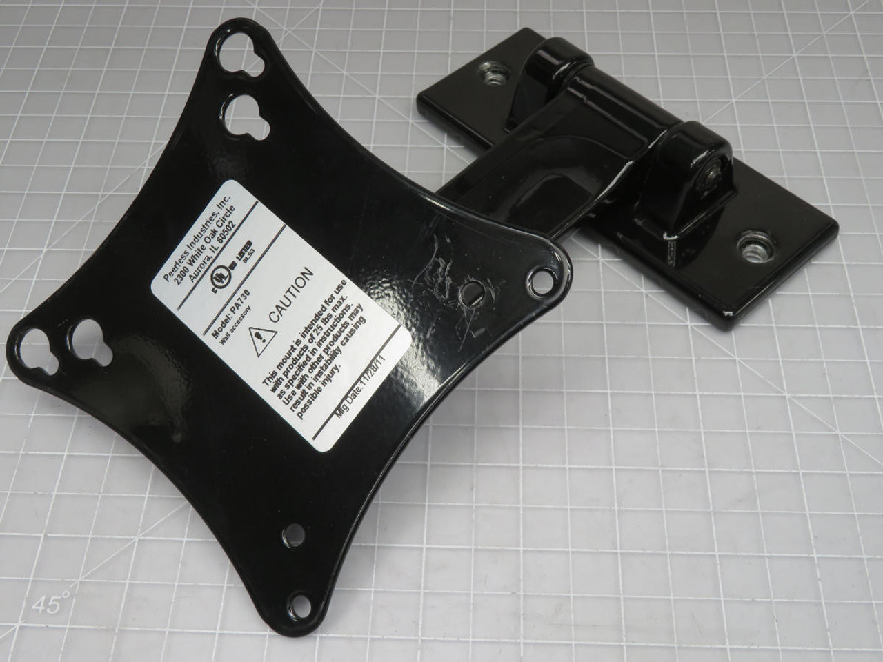 PEERLESS PA730 SCREEN SUPPORT 10 X 29 IN T196242
