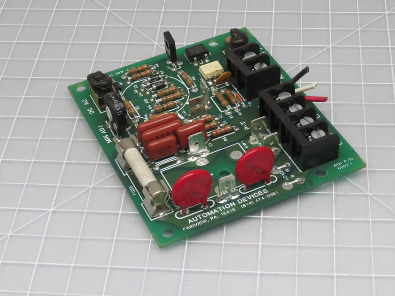 Automation Devices  6009 P-T ADI 1010-E Feeder Control Board  For Sale
