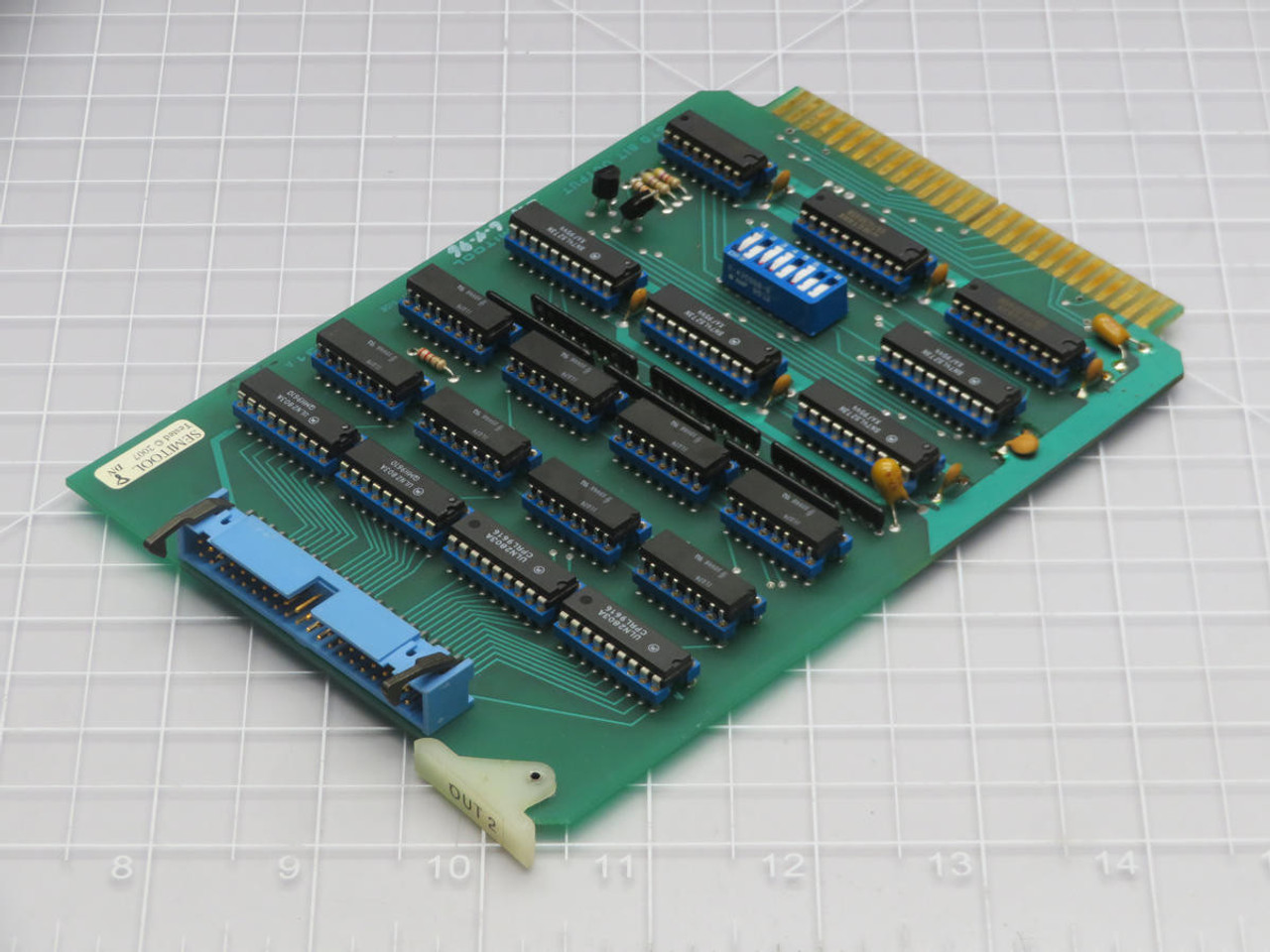 Semitool  14831A  ULN2803A QMH9610 SN74LS273W STD BIT Output PCB Card  For Sale
