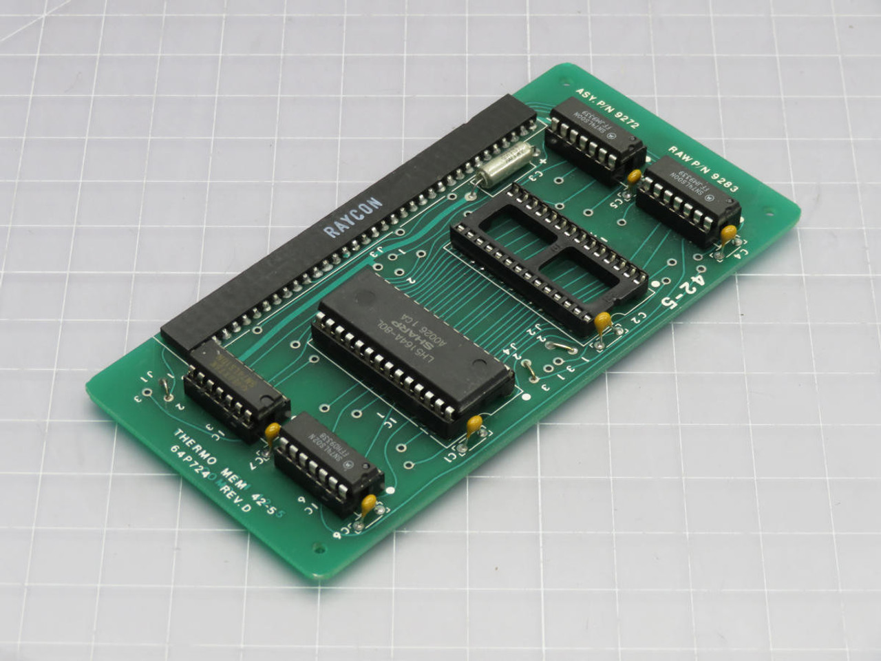 THERMO ENVIRONMENTAL 64P724 9272 PC BOARD PLC/ADD-ON BOARD T215329