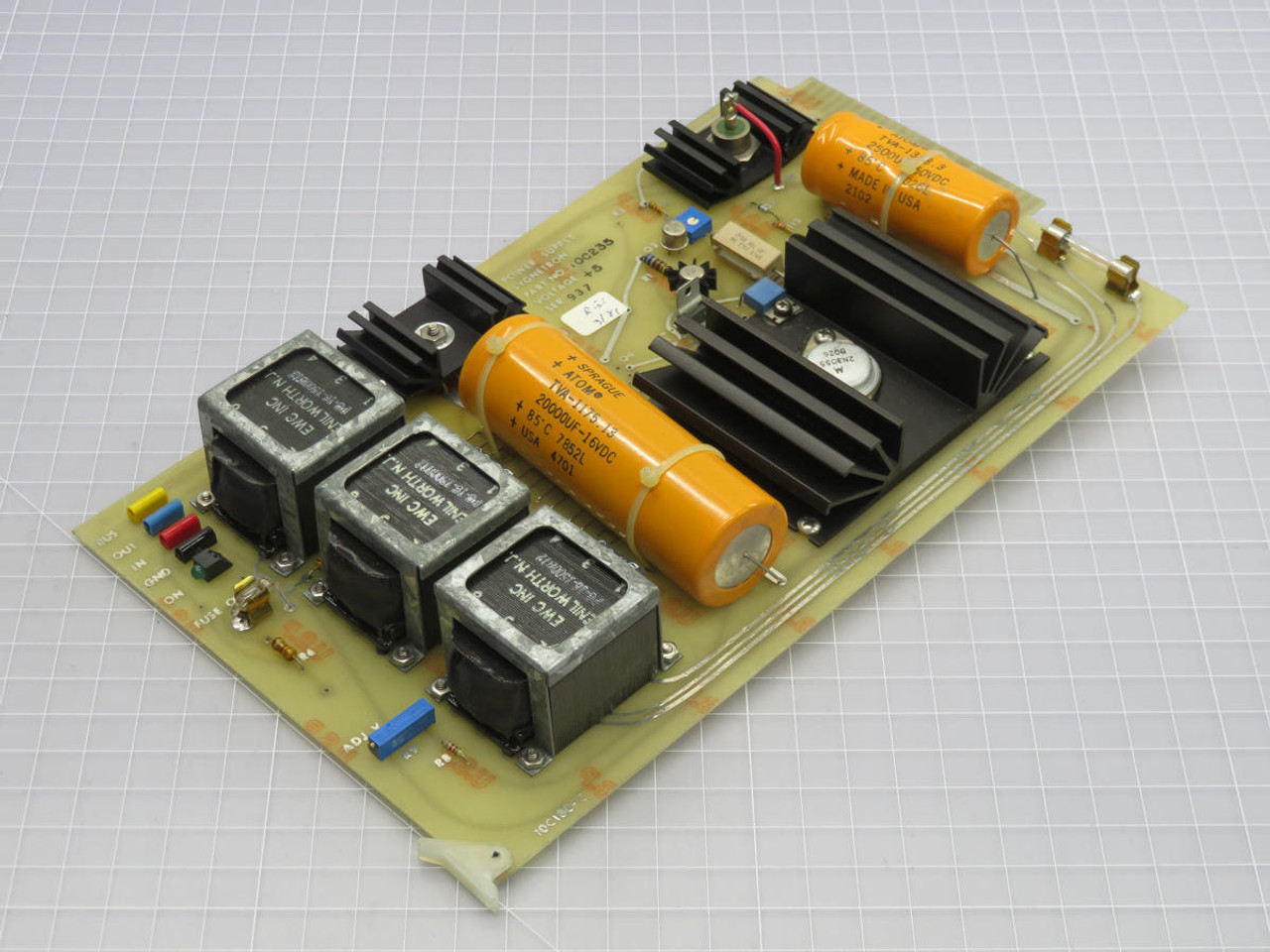 Sygnetron  10C235  Power Supply Circuit Board Voltage  For Sale