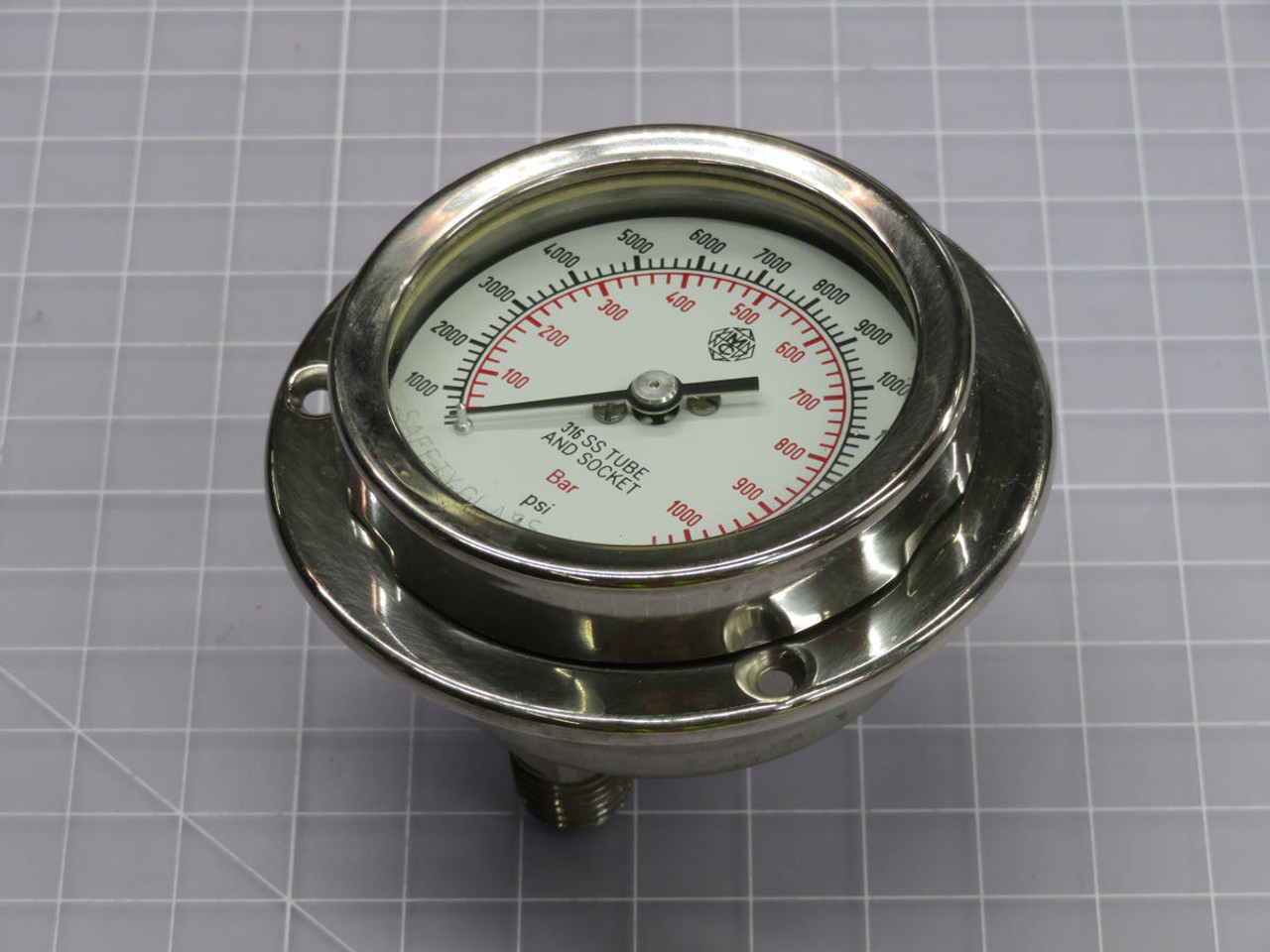 MCDANIEL CONTROLS  AB 20627  PRESSURE GAUGE  For Sale
