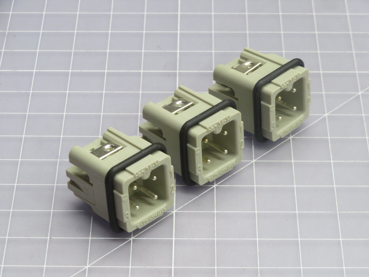 Lot of 3 HARTING  HAIN 3A-M    For Sale