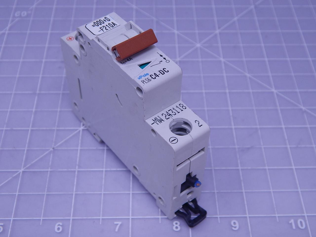 Eaton PLS6-C4-DC-MW Moeller Over Current Switch 4 A 1 Pole T121549 For Sale