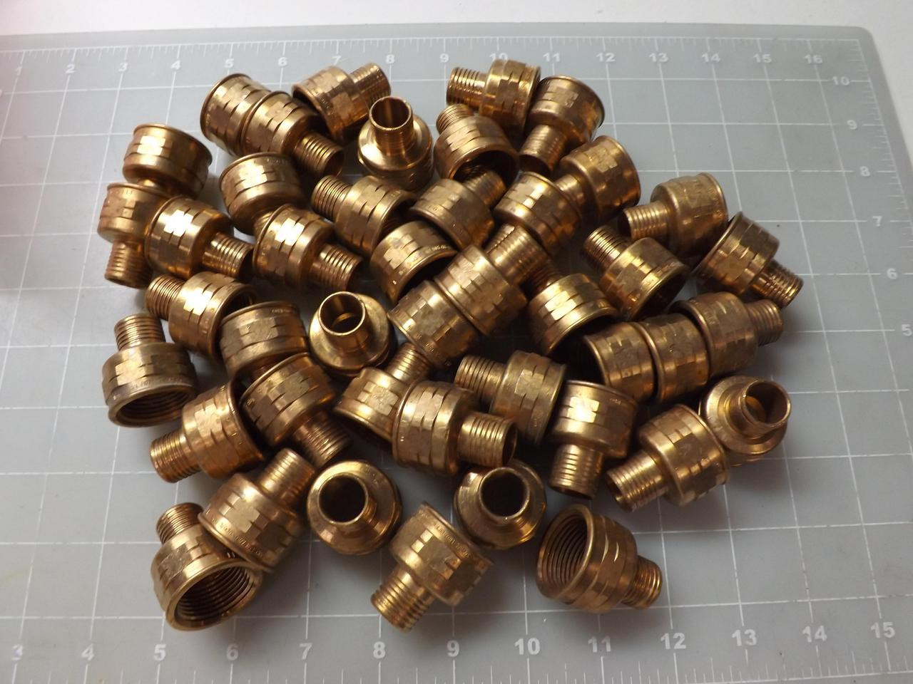 Lot of 6 Viega OSS cNSFus-pw ASTM F877 BRASS Push Fit 1-1/4x3/4