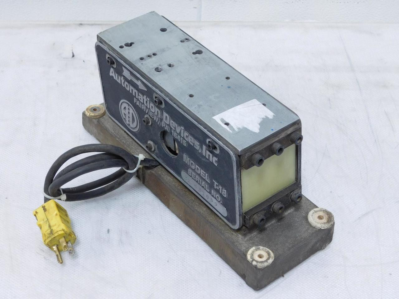 Automation Devices T 18 Vibratory Feeder Vibrator T131423 Test