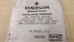 EMERSON PL75CFL-212 360200 CONNECTOR DATABUS T24080