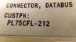 EMERSON PL75CFL-212 360200 CONNECTOR DATABUS T24080