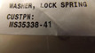 LOT OF 1036  MS35338-41 LOCK SPRING WASHER T24115