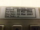 HP 08753-60091 C-3211-45 FRONT PANEL DISPLAY T45322