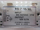 LOT OF 2 NEMIC LAMBDA RS-7-15/AL POWER SUPPLY T52993