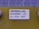 SIEMENS 00335897-01 BOARD ASSEMBLY T108977