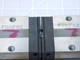 LOT OF 2 FG6F52 LINEAR CNC BEARING ON 12 INCH RAIL T118973