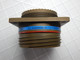 DEUTSCH D38999/20WJ61PN CIRCULAR MIL SPEC CONNECTOR DTS 61 C 61# 20 PIN R ECP W/ CONTACS T133031