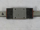 LOT OF 2 REXROTH R162912047 CNC SLIDE RAIL BEARINGS W 28 INCH RAIL T155430