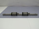 LOT OF 2 TBI S15VN 130408-00382 LINEAR BEARING BLOCKS ON 13 IN RAIL T181004