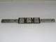 LOT OF 3 IKD LWLF30 BCS LINEAR BEARING BLOCKS ON A 15.5 IN RAIL T193111